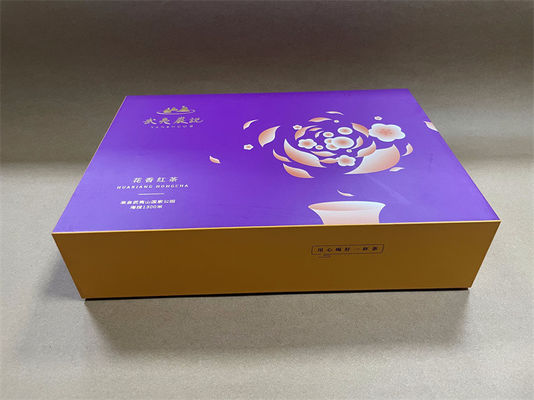 Kotak hadiah kosmetik kertas mengkilap FSC Kotak hadiah karton pribadi