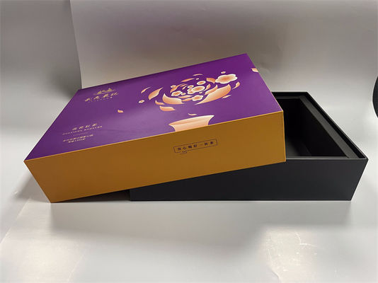 Kotak hadiah kertas persegi panjang dengan tutup magnetik SGS Luxury Magnetic Gift Box