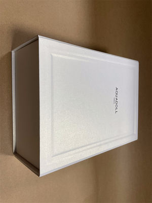 Eco Friendly Kotak Kertas Lipat Kotak Hadiah Kardus Putih Daur Ulang