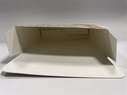 Kotak Kertas Cetak Ramah Lingkungan Kotak Kraft Putih Dengan Laminasi Glossy
