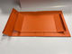Kotak Kertas Lipat Oranyeu Kotak Kardus Sektakuler CMYK Dengan Tutup