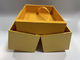 CMYK / Pantone Pencetakan Kothak Kertas Lipat Kotak Kardus Bentuk Bentuk Bentuk Bentuk Bentuk Bentuk Bentuk Kuning